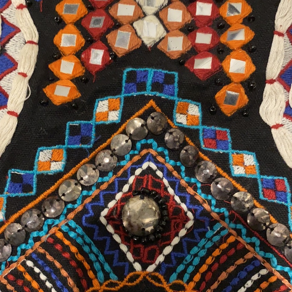 Zara beaded crop top sz S - Picture 4 of 6